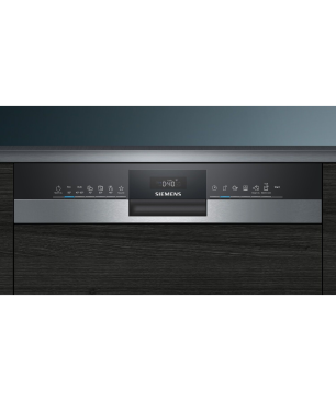 SIEMENS REFURBISHED (*) SN55YS01BE iQ500 iQ500 Geschirrspüler (teilintegrierbar (Besteckkorb, 598 mm breit, 43 dB (A), B)