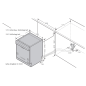SAMSUNG DW 60 R 7050 SG/EG Geschirrspüler (teilintegrierbar (Besteckschublade, 598 mm breit, 44 dB (A), D)