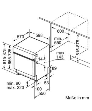 BOSCH SMI6ZCS16E Serie 6 Geschirrspüler (teilintegrierbar, 598 mm breit, 40 dB (A), B)