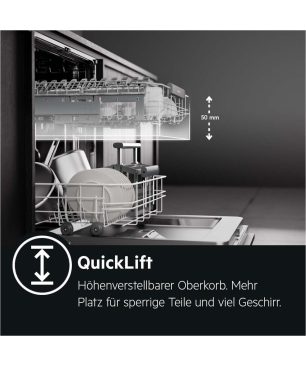 AEG FEE7471AP Geschirrspüler (teilintegrierbar (Besteckschublade, 596 mm breit, 44 dB (A), C)