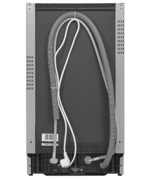 EXQUISIT EGSP2109-E-030E silber Geschirrspüler (Einbaugerät (Besteckkorb, 448 mm breit, 47 dB (A), E)