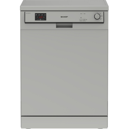 SHARP QW-HX12F47ES-DE Geschirrspüler (freistehend (Besteckkorb, 598 mm breit, 47 dB (A), E)