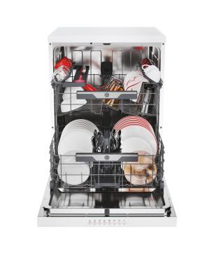 HOOVER HF 4C6F0PW Geschirrspüler (Standgerät, 60 cm breit, C)