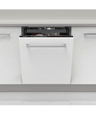 SHARP QW-HD44ID-DE Geschirrspüler (vollintegrierbar, 598 mm breit, 44 dB (A), D)