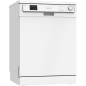 SHARP QW-HX12F47EW-DE Geschirrspüler (Freistehend mit Unterbaumöglichkeit, 598 mm breit, 47 dB (A), E)