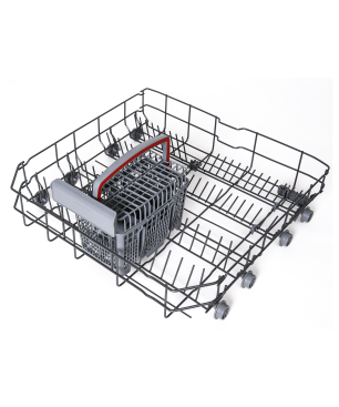 SHARP QW-HX12F47EW-DE Geschirrspüler (Freistehend mit Unterbaumöglichkeit, 598 mm breit, 47 dB (A), E)