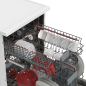 SHARP QW-HX12F47EW-DE Geschirrspüler (Freistehend mit Unterbaumöglichkeit, 598 mm breit, 47 dB (A), E)