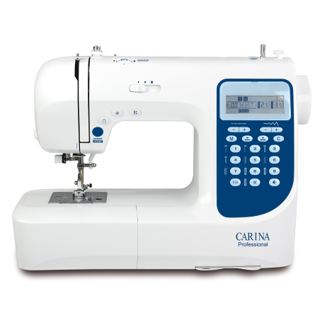 CARINA PROFESSIONAL Nähmaschine (70 Watt, 11 vollautomatische Knopflöcher)