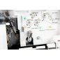 GRITZNER 788 Overlock LED Version mit 5 Sonderfüße mit Abfallbehälter und Buch Overlock