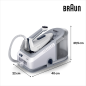 BRAUN CareStyle 7 IS 7262 GY Dampfbügelstation (2700 Watt, 7,5 bar)