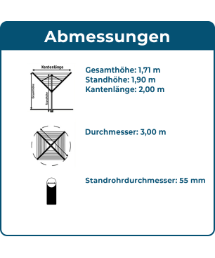 BLOME Primera Wäschespinne