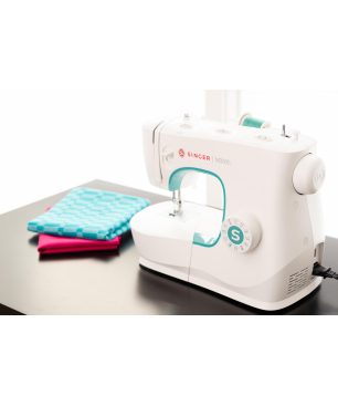 SINGER M3305 BEIGE/GRÜN Freiarm-Nähmaschine (1-stufig)