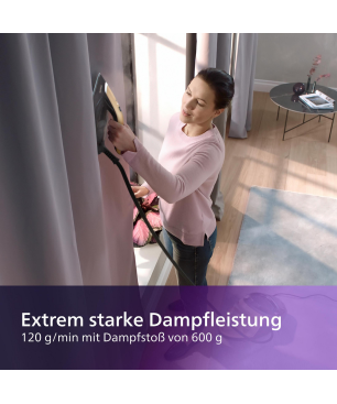 PHILIPS PSG 8140/80 PERFECTCARE 8000 SW/KUPFER Dampfbügelstation (220 Volt, 8,5 bar)