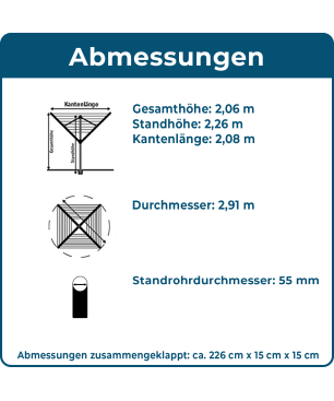 BLOME DuoMatic 45 Wäschespinne