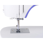 SINGER M3405 BEIGE/VIOLETT Freiarm-Nähmaschine (70 Watt, 1-stufiges Knopfloch)