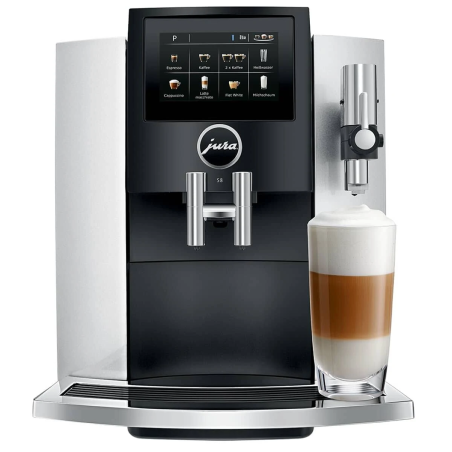 JURA 15382 S8 MOONLIGHT SILVER (EA) Kaffeevollautomat Moonlight Silver