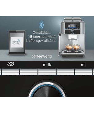 SIEMENS TI9575X7DE Kaffeevollautomat Silber/Schwarz