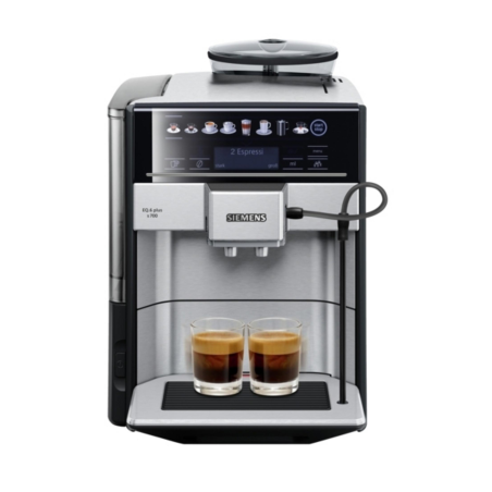 SIEMENS TE 657503 DE EQ.6 PLUS S 700 Kaffeevollautomat Edelstahl/Schwarz