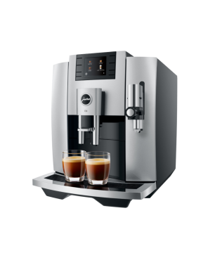 JURA 15336 E8 MOONLIGHT SILVER (EB) Kaffeevollautomat Moonlight Silver