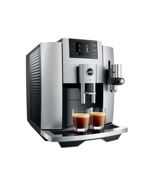 JURA 15336 E8 MOONLIGHT SILVER (EB) Kaffeevollautomat Moonlight Silver