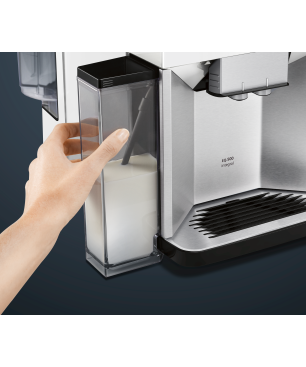 SIEMENS TQ507D02 EQ.500 integral Kaffeevollautomat Edelstahl/Weiß
