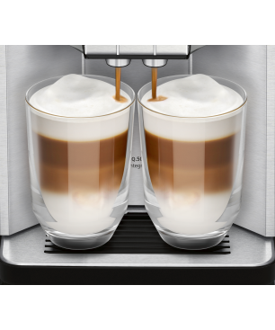 SIEMENS TQ507D02 EQ.500 integral Kaffeevollautomat Edelstahl/Weiß