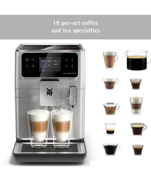 WMF CP813D10 Perfection 660 Kaffeevollautomat Edelstahl/Schwarz