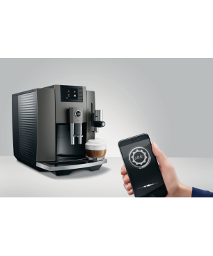 JURA E8 (EB) Kaffeevollautomat Dark Inox