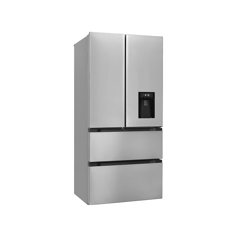 EXQUISIT FD490-160-WS-200E inoxlook French Door (307,42 kWh/Jahr, E, 1830 mm hoch, Edelstahloptik)