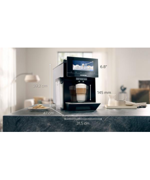 SIEMENS TQ903D09 EQ900 Kaffeevollautomat Schwarz
