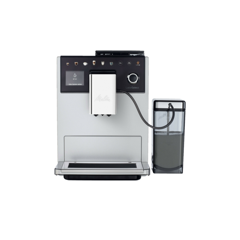 MELITTA F 630-201 LATTE SELECT SILBER Kaffeevollautomat Silber/Schwarz