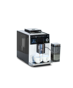 MELITTA F 630-201 LATTE SELECT SILBER Kaffeevollautomat Silber/Schwarz