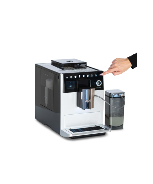 MELITTA F 630-201 LATTE SELECT SILBER Kaffeevollautomat Silber/Schwarz