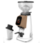 FIORENZATO AllGround Arctic White Walnuß Kaffeemühle Artic Weiß matt Walnuß (250 Watt, 64mm mit Titanbeschichtung)