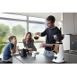 FIORENZATO AllGround Arctic White Walnuß Kaffeemühle Artic Weiß matt Walnuß (250 Watt, 64mm mit Titanbeschichtung)