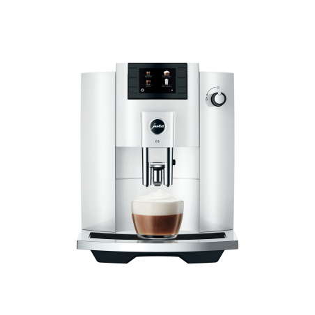 JURA E6 (EC) Kaffeevollautomat Piano White