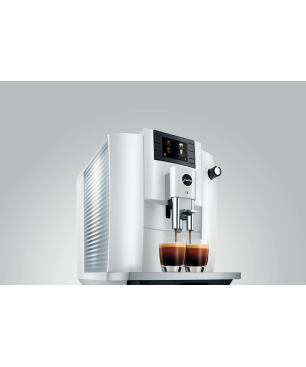 JURA E6 (EC) Kaffeevollautomat Piano White