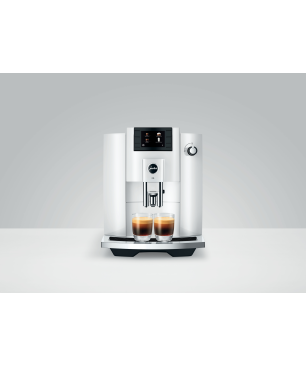JURA E6 (EC) Kaffeevollautomat Piano White