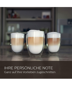 SAECO SM6680/00 GranAroma Deluxe 18 Kaffeespezialitäten Kaffeevollautomat Klavierlack-Schwarz