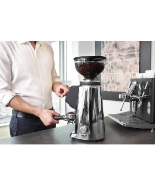 FIORENZATO AllGround Vantaschwarz Kaffeemühle Vanta Schwarz matt (250 Watt, 64mm mit Titanbeschichtung)