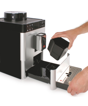 MELITTA F531-101 Kaffeevollautomat Silber