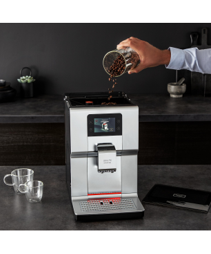 KRUPS EA 875 E Intuition Preference+ Kaffeevollautomat Silber