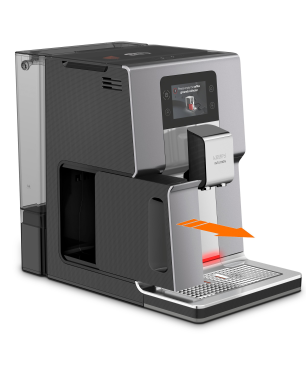 KRUPS EA 875 E Intuition Preference+ Kaffeevollautomat Silber