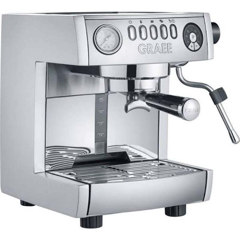 GRAEF ES 850 EU MARCHESA SILBER Espressomaschine Hochglanz/Silber