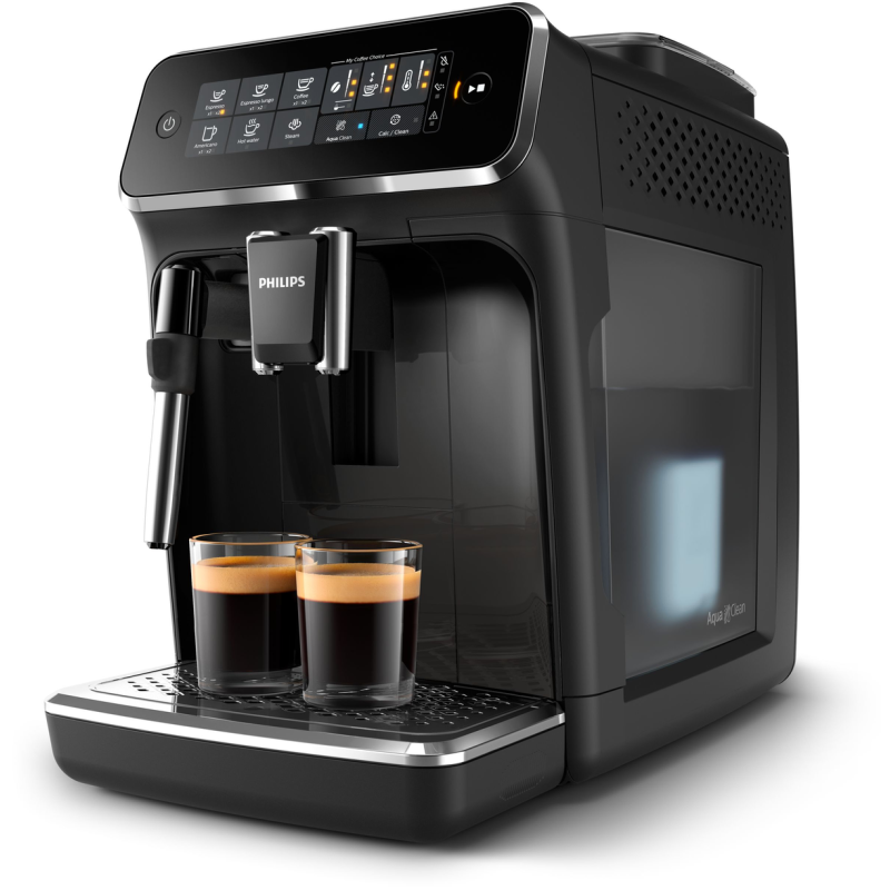 PHILIPS EP 3221/40 3200 MATT-SCHWARZ/EDELSTAHL PANARELLO Kaffeevollautomat Klavierlack-Schwarz