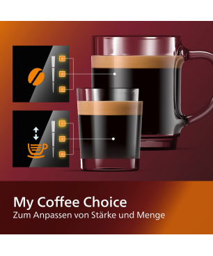 PHILIPS EP3221/40 Serie 3200 Kaffeevollautomat schwarz