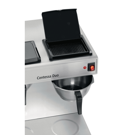 BARTSCHER 190184 Contessa Duo Kaffeemaschine Silber