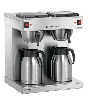 BARTSCHER 190184 Contessa Duo Kaffeemaschine Silber
