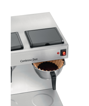 BARTSCHER 190184 Contessa Duo Kaffeemaschine Silber