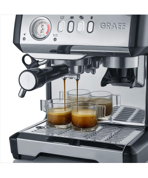 GRAEF ESM 802 EU MILEGRO SCHWARZ Espressomaschine Schwarz